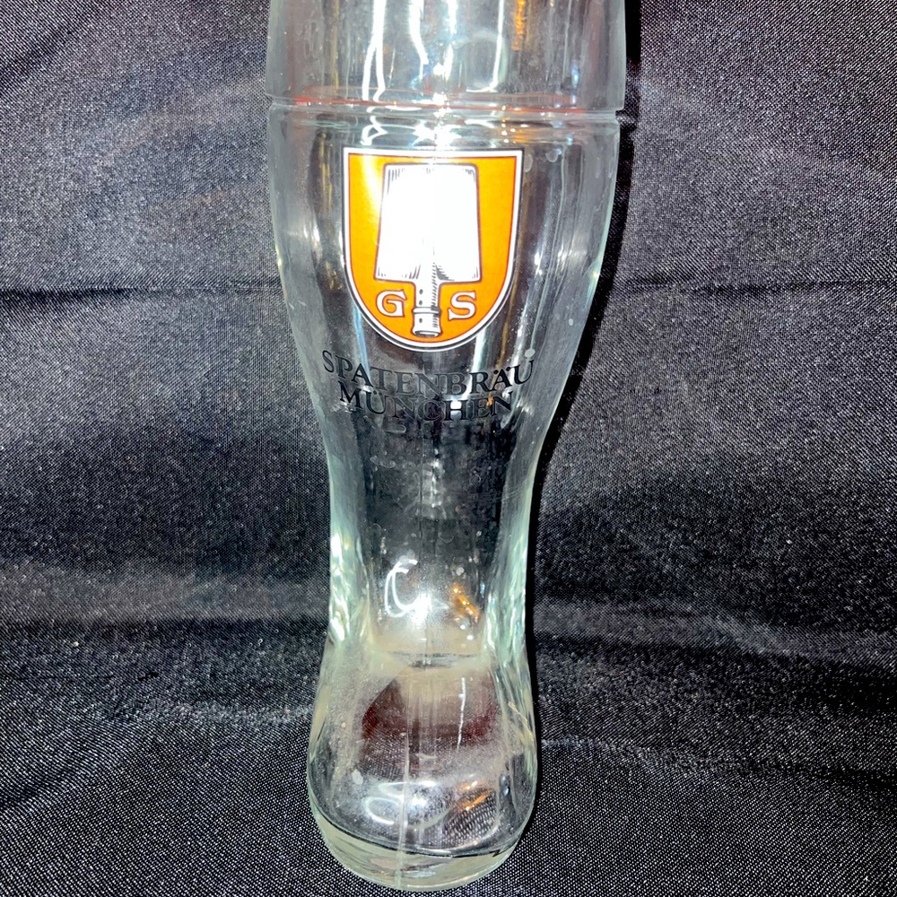 Spaten Munchen 1-Liter Glass German Beer Boot